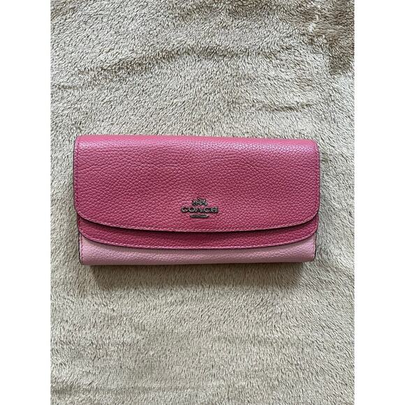 Coach Pebble Leather Wallet - Picture 1 of 7